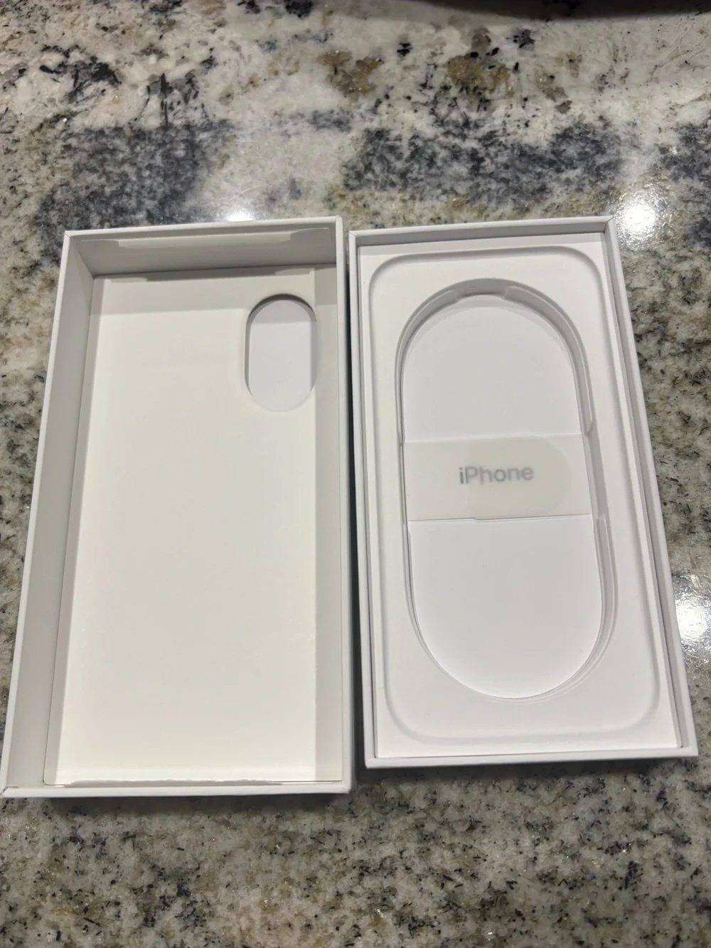 Apple White iPhone Packaging Insert and Tray